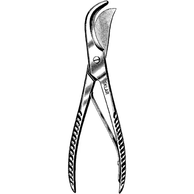 Sklar Collins Rib Shears, 9-1/2in