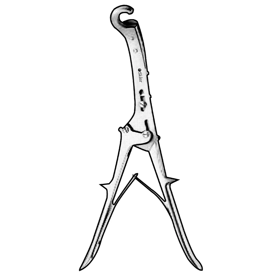 Sklar Brunner Rib Shears, 13-1/2 Inch