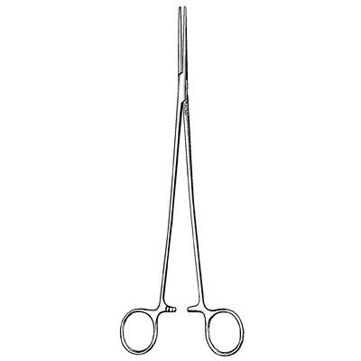 Sklar Bengolea Forceps, Straight, Diagonal Serrations