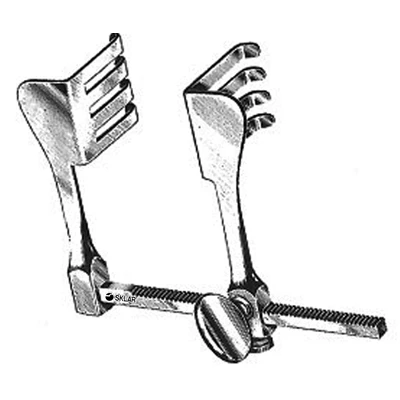 Sklar Badgley Retractor, Grooved Blunt
