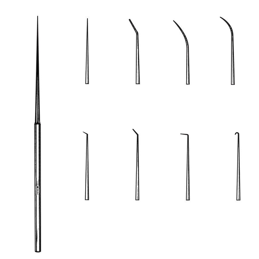 Sklar Barbara Micro Needle, Slightly Curved