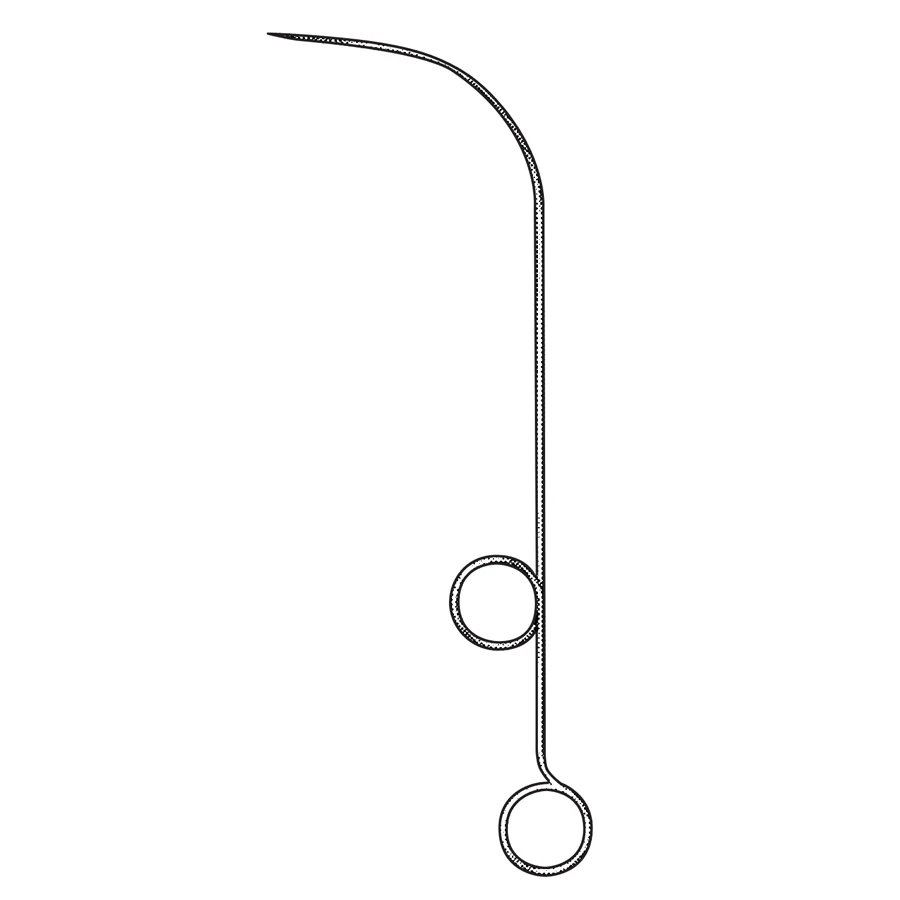 Sklar Pelteson Cotton Applicator, Curved, 9 Inch