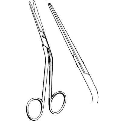 Sklar Fomon Nasal Scissors, Curved, Lower Lateral