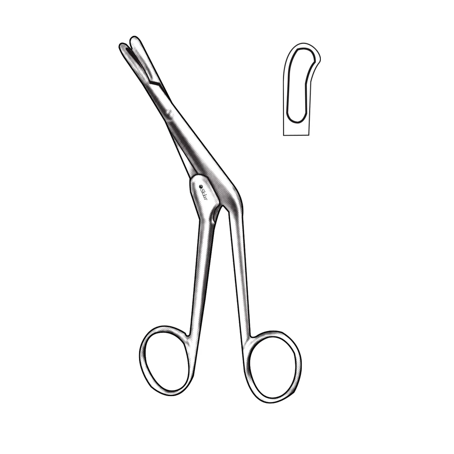 Sklar Craig-Domnick Septum Forceps, Curved Right