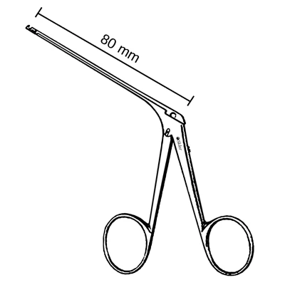 Sklar Dieter Ear Forceps, Down Bite 1.3mm