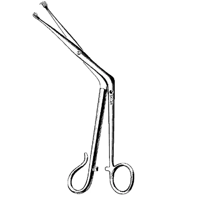 Sklar Tivnen Tonsil Seizing Forceps, Angled