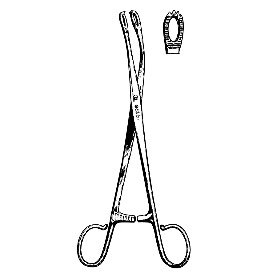 Sklar Blohmke Tonsil Grasping Forceps, Serrated