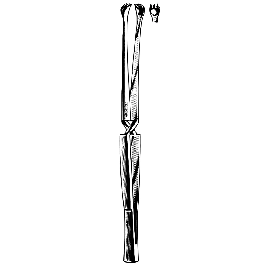 Sklar Marschik Tonsil Seizing Forceps, 3x3 Prongs
