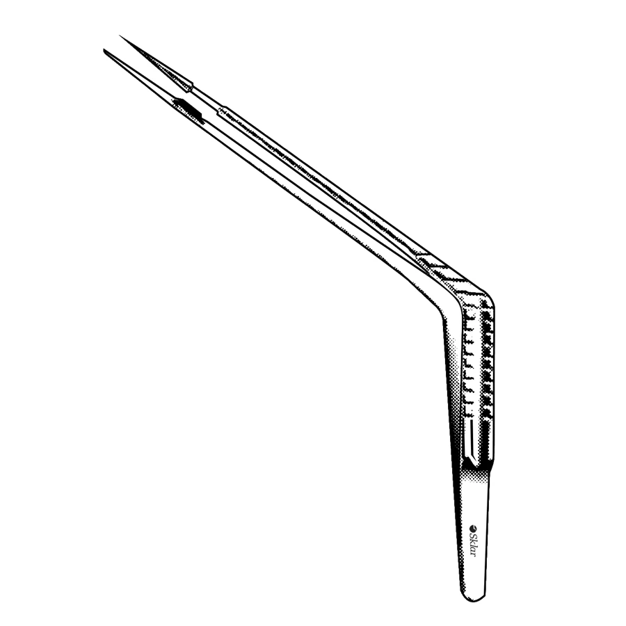 Sklar Landolt Hypophysectomy Forceps, Angled 8-1/2 Inch