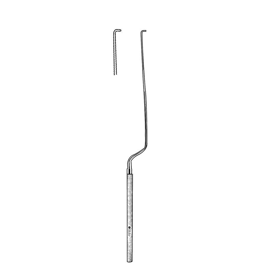 Sklar Landolt Hook Curette, Malleable Blunt 10-1/4 Inch