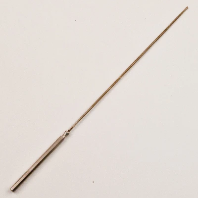 Sklar Pratt Rectal Probe, Sterling Shaft, 11 Inch