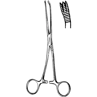 Sklar Hemorrhoid Forceps, 7-1/4 Inch