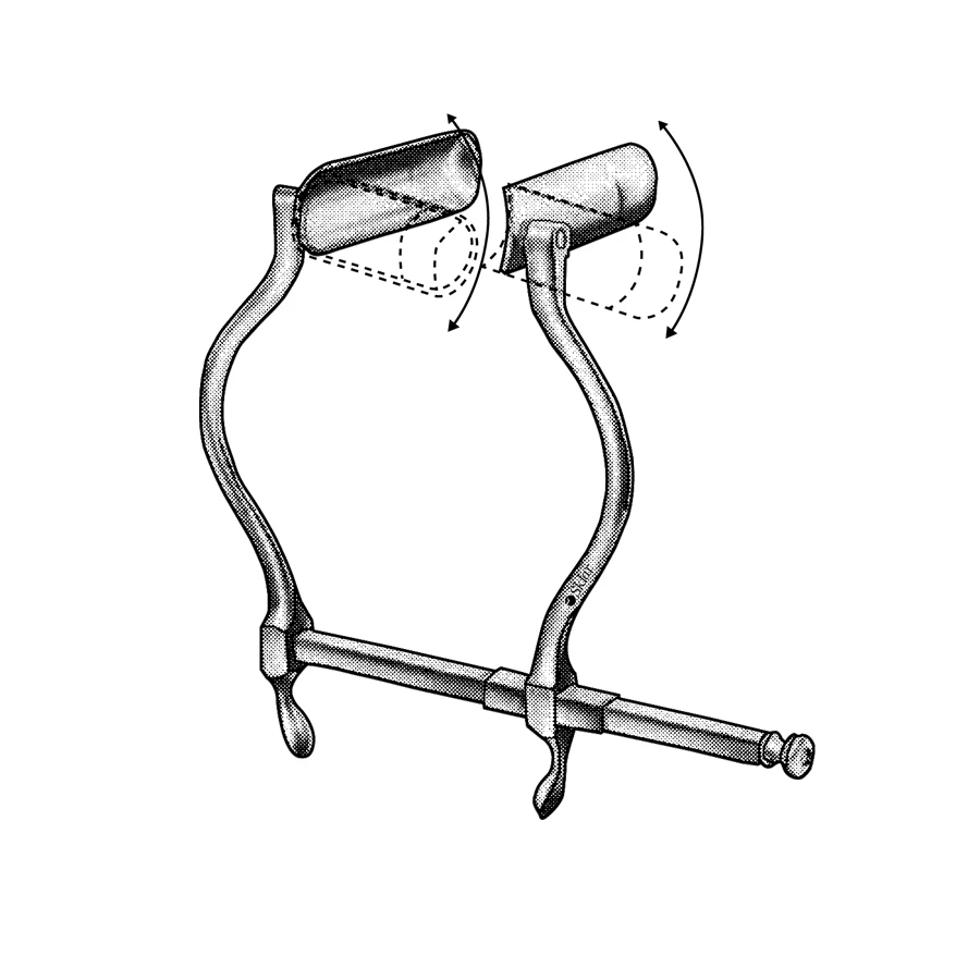 Sklar Smith-Buie Rectal Retractor, 75x23mm