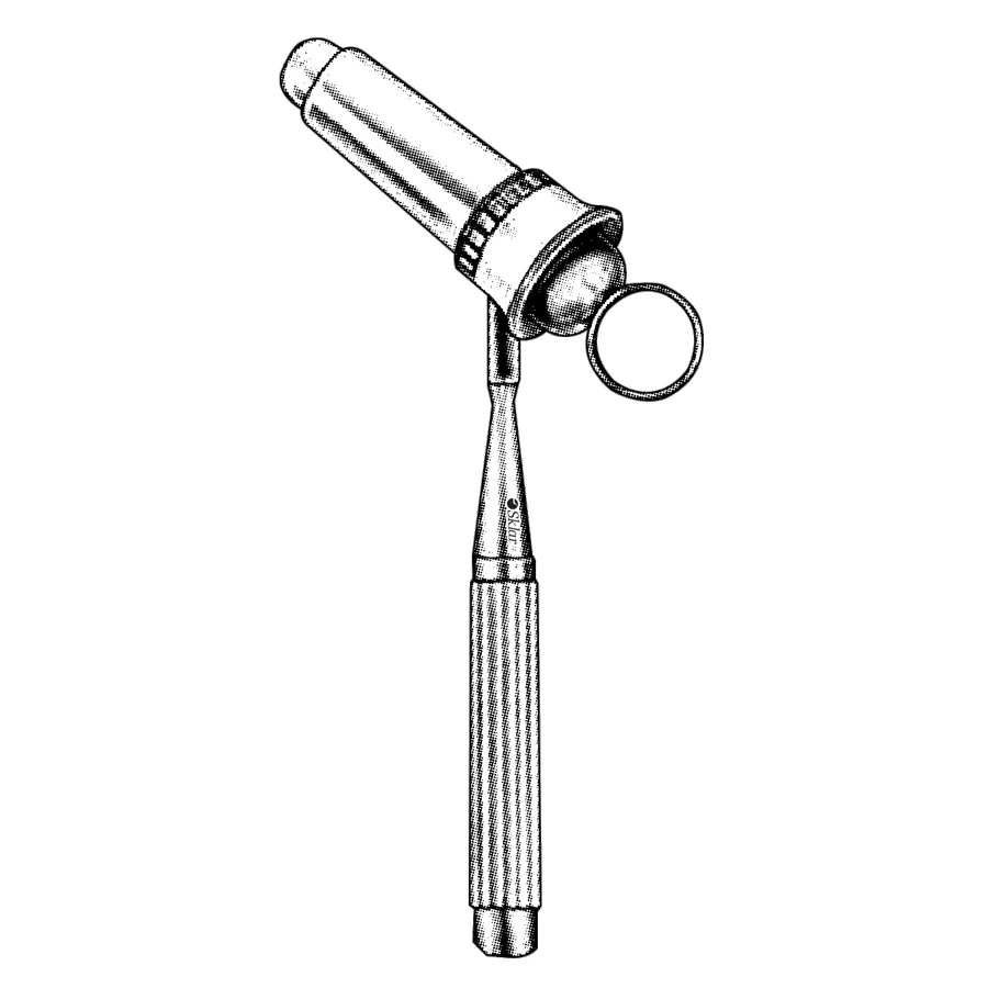Sklar Bensaude Anoscope With Obturator, Round, Angled