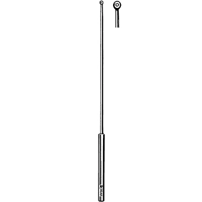 Sklar Barr Fistula Probe, 8 Inch Sterling Shaft