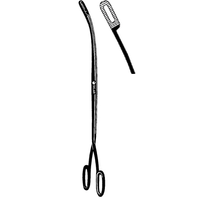 Sklar Black Campion Forceps, Curved