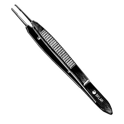 Sklar Black Castroviejo Laser Forceps, 0.5mm