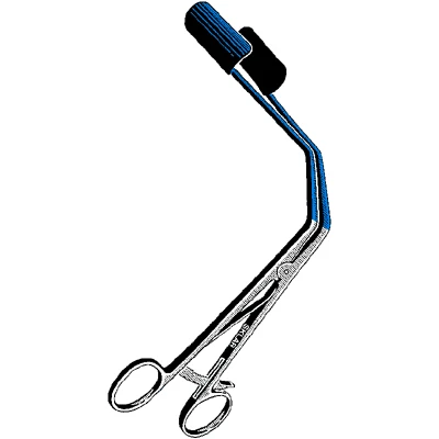 Sklar Blue Lateral Vaginal Retractor, Ratchet Handle