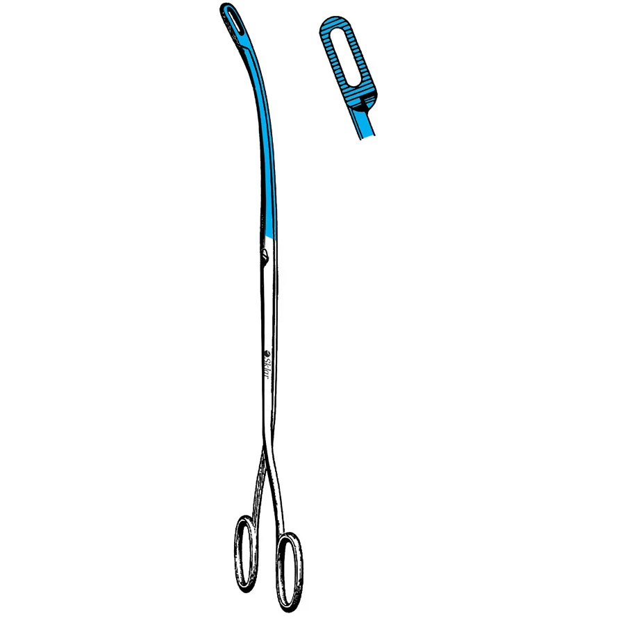 Sklar Blue Electrosurgical Campion Forceps, Curved