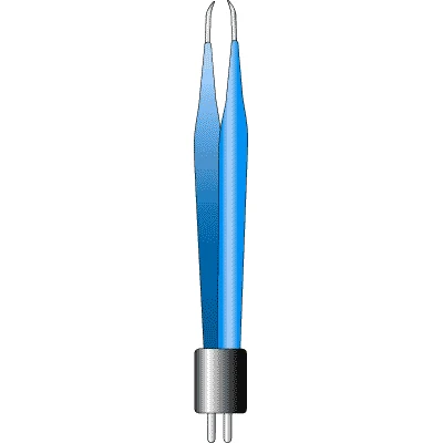 Sklar Bipolar Tenzel Forceps, 0.5mm Tip