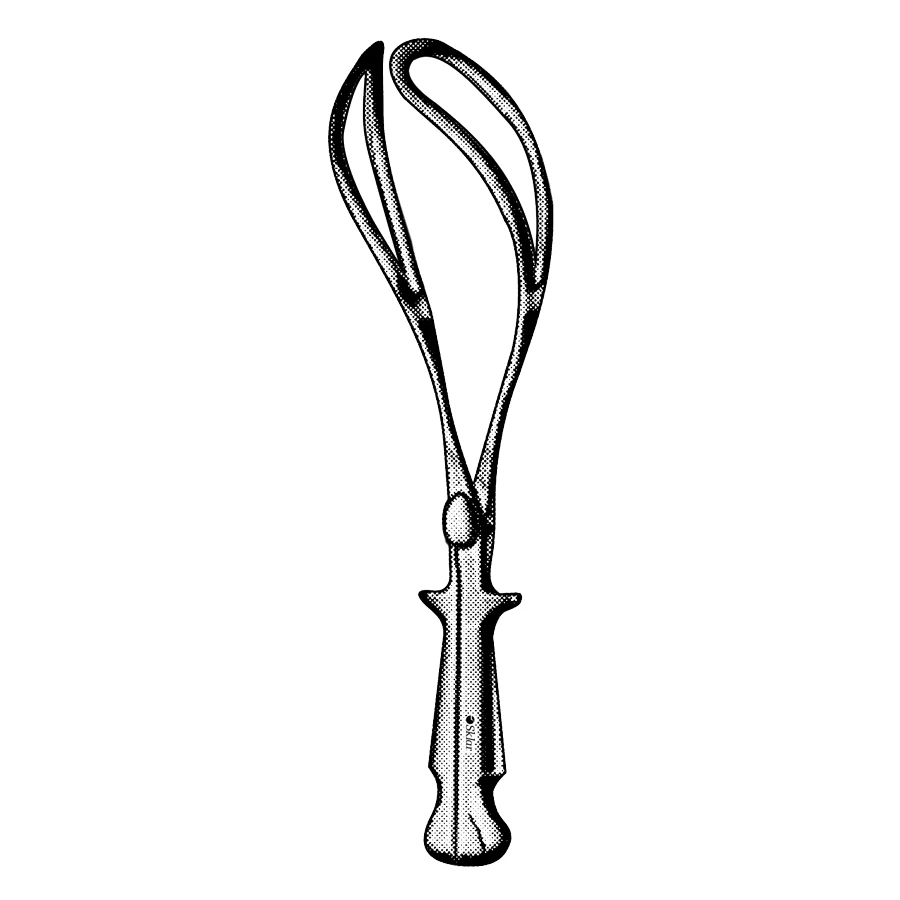 Sklar Naegele Obstetrical Forceps, Medium