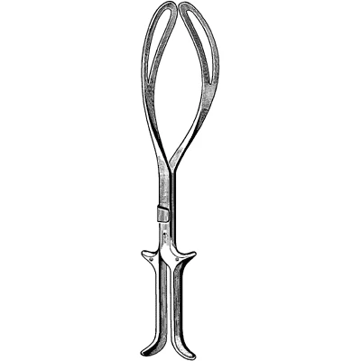 Sklar Kieland Obstetrical Forceps, 15-3/4 Inch