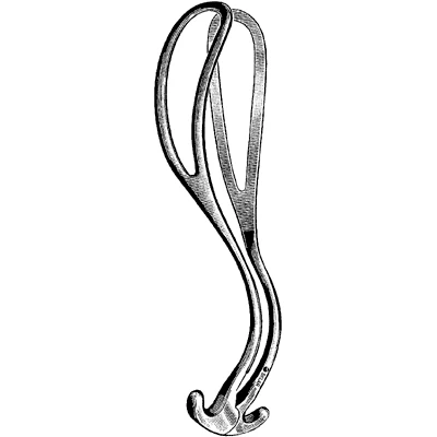 Sklar Laufe-Piper Obstetrical Forceps, 12 Inch