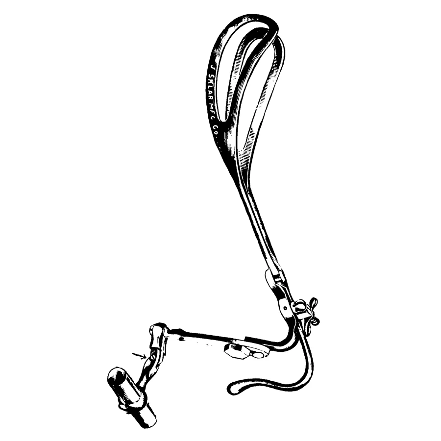 Sklar Dewey Forceps with Axis Traction, 15"