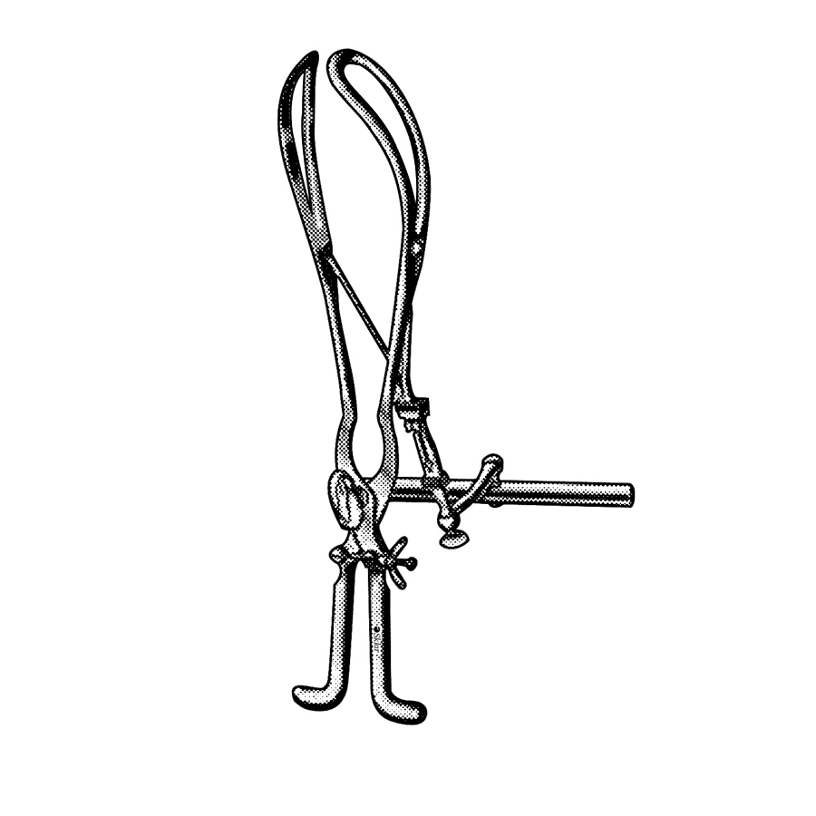 Sklar Tarnier Obstetrical Forceps, 15-3/4 In