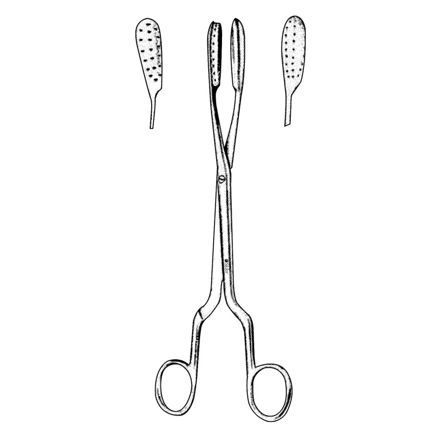 Sklar Lewkowitz Placenta Forceps, Straight 9-1/2 Inch