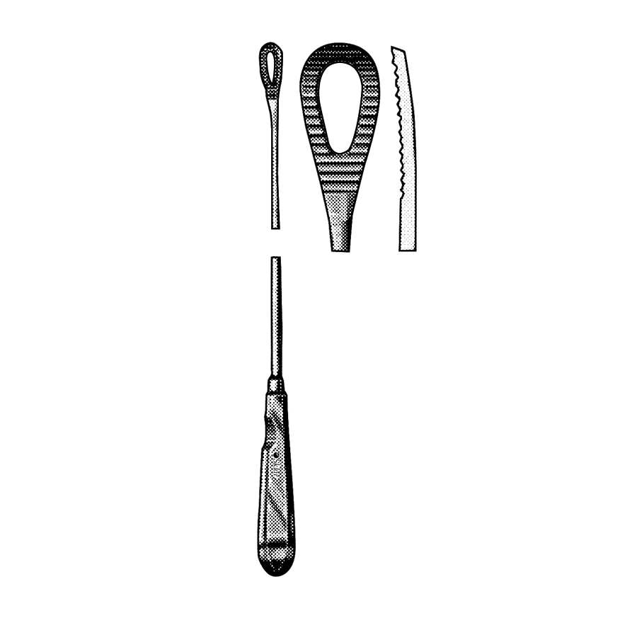 Sklar Pestalozza Placenta Scoop, Serrated, 12 Inch