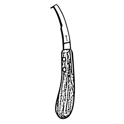 Sklar Merit Hoof Knife, 8 Inch, 3/8 Blade