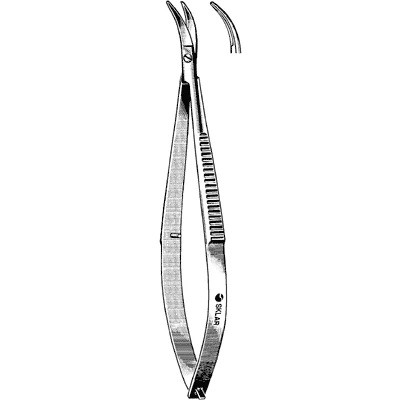 Sklar Merit Castroviejo Scissors, Curved, 4-1/4