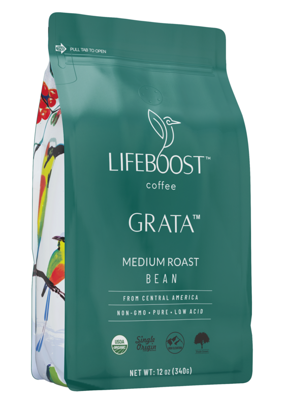 Grata Medium Roast - Lifeboost Coffee