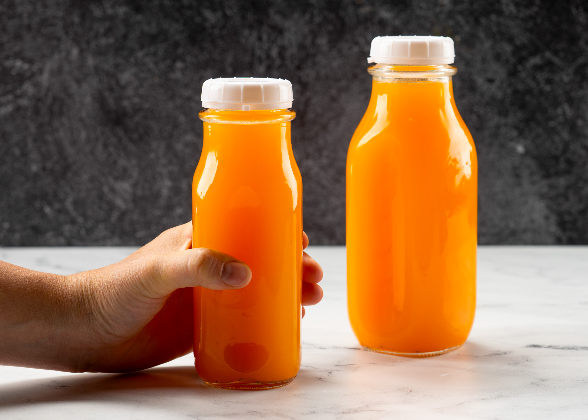 Glass Juice Bottles with Lids