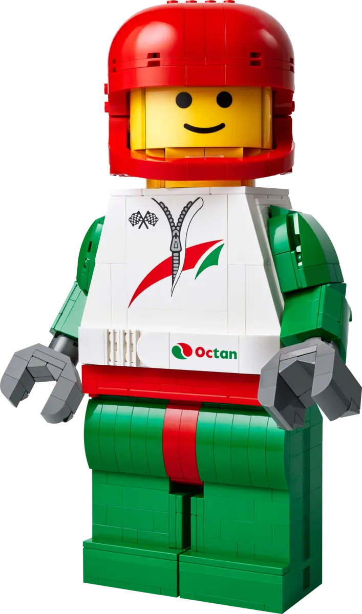 Up-Scaled Racing Driver Minifigure