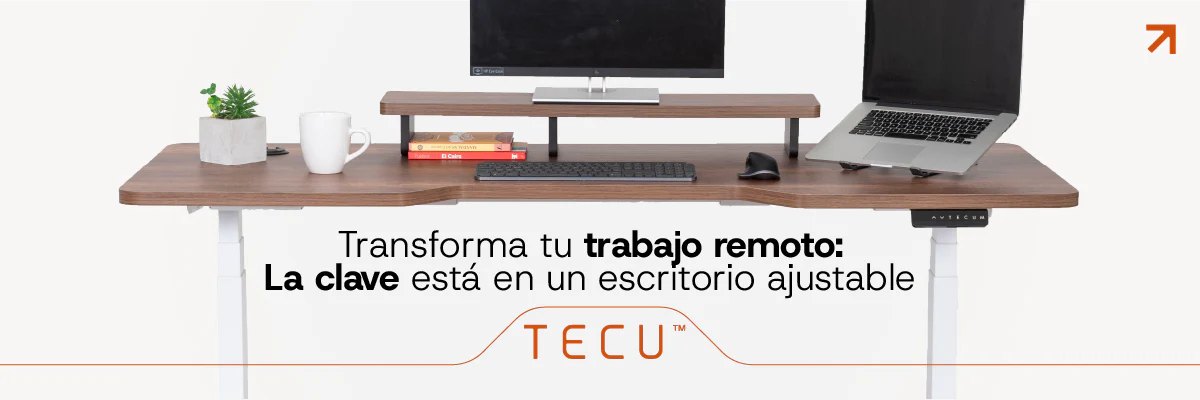 Transforma tu Trabajo Remoto: La Clave Está en un Escritorio Ajustable TECU