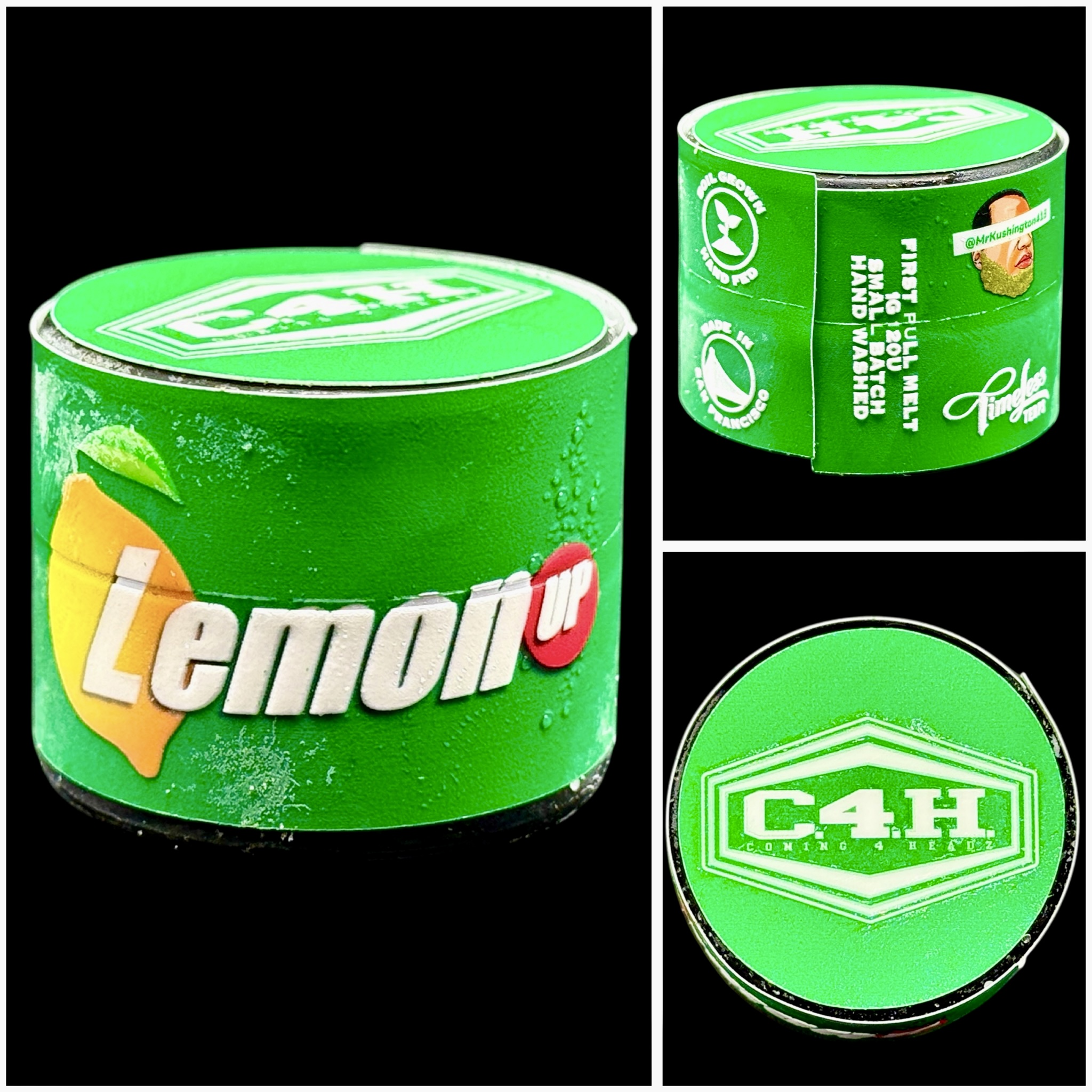 Lemon Up - 1g full melt water hash [Mr. Kushington x Coming 4 Headz]