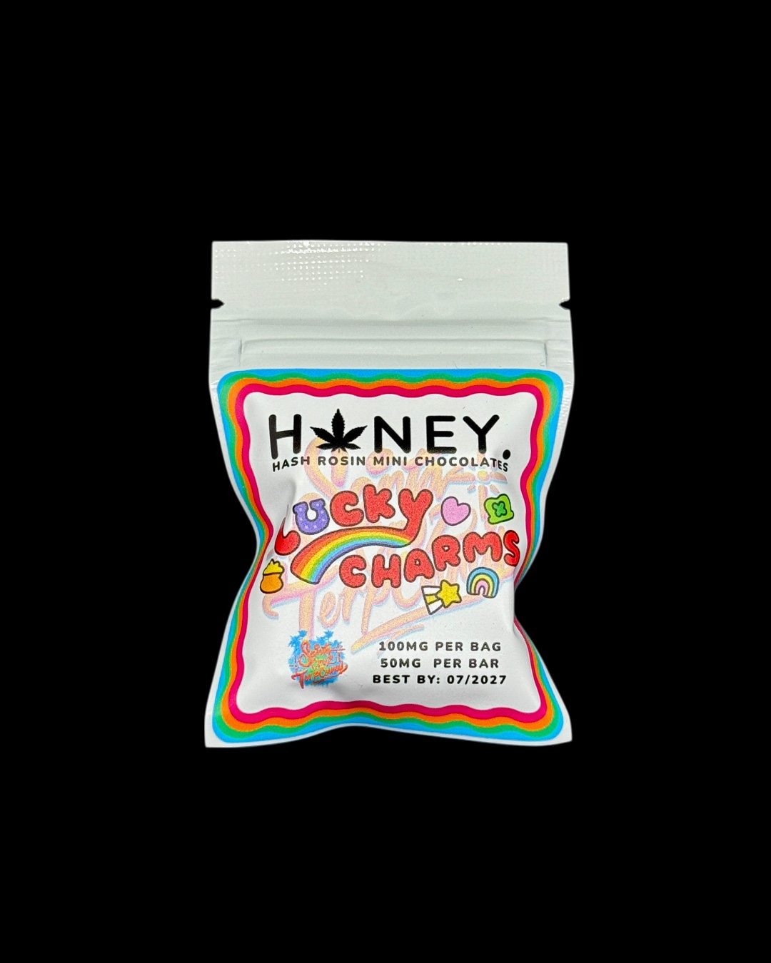 Lucky Charms white chocolate bar - 100mg hash rosin [Honey Solventless]