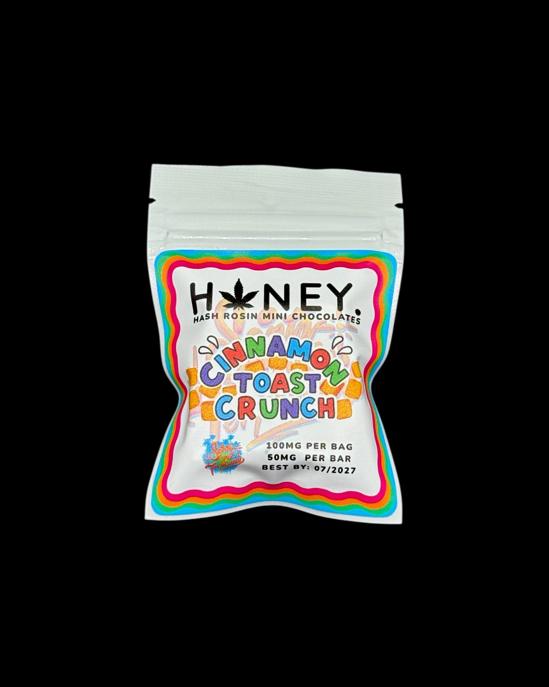 Cinnamon Toast Crunch white chocolate bar - 100mg hash rosin [Honey Solventless]