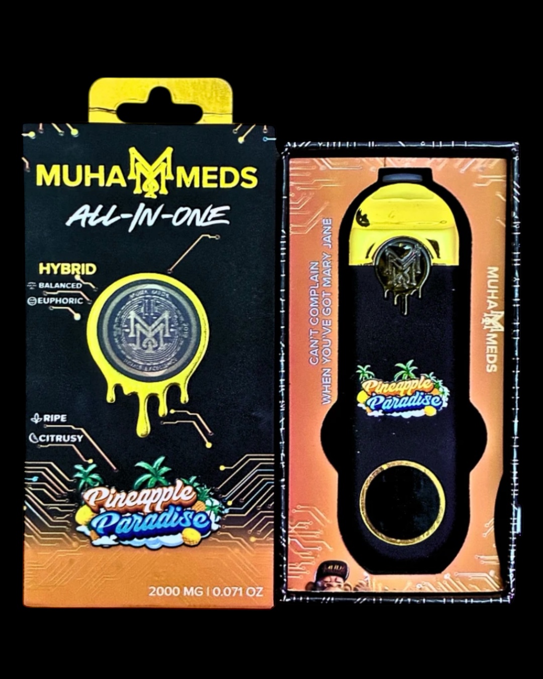 Pineapple Paradise 2g disposable - [Muha Meds]