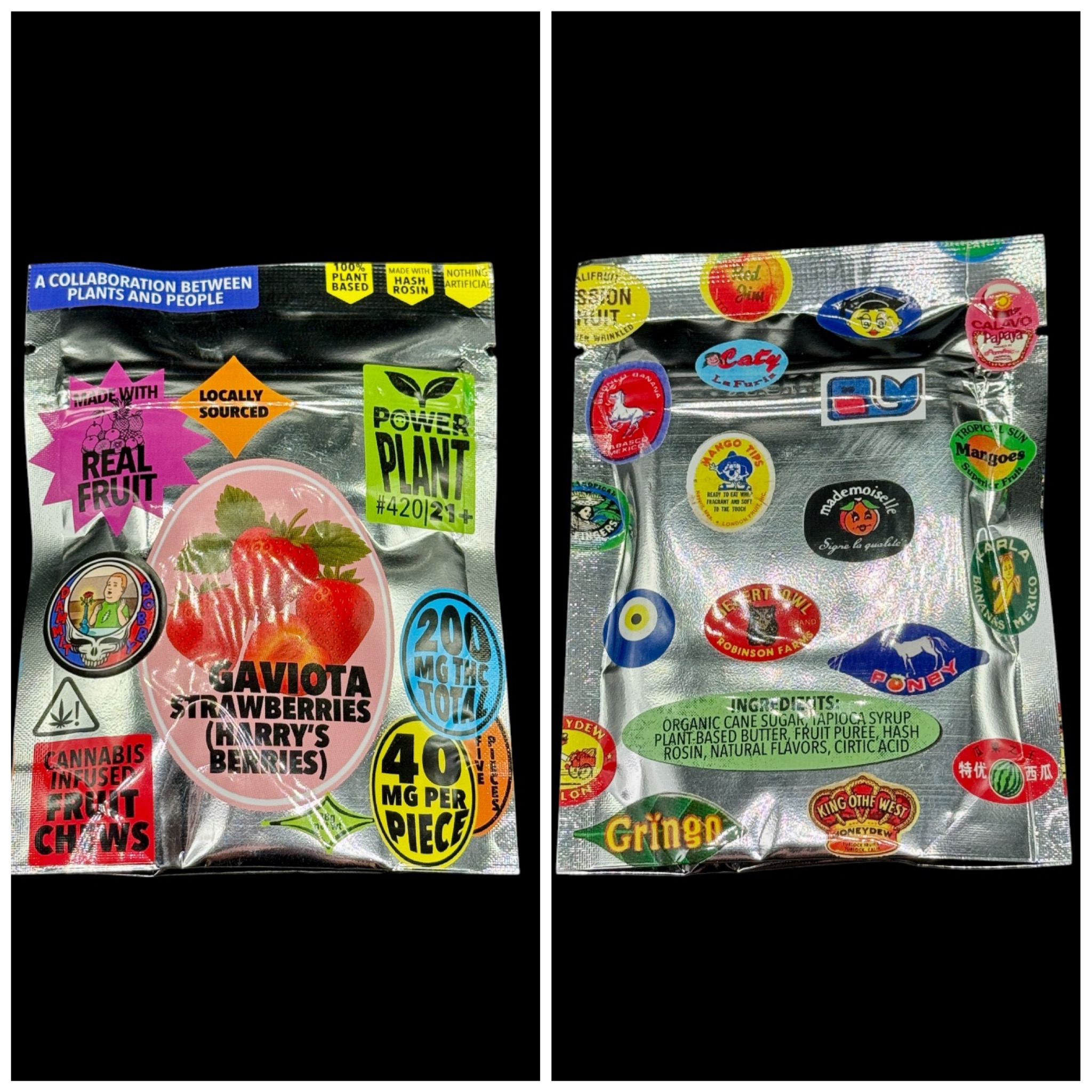 Saviota Strawberries Rosin Fruit Chews - 200mg [Super Chill x Trichadelics]