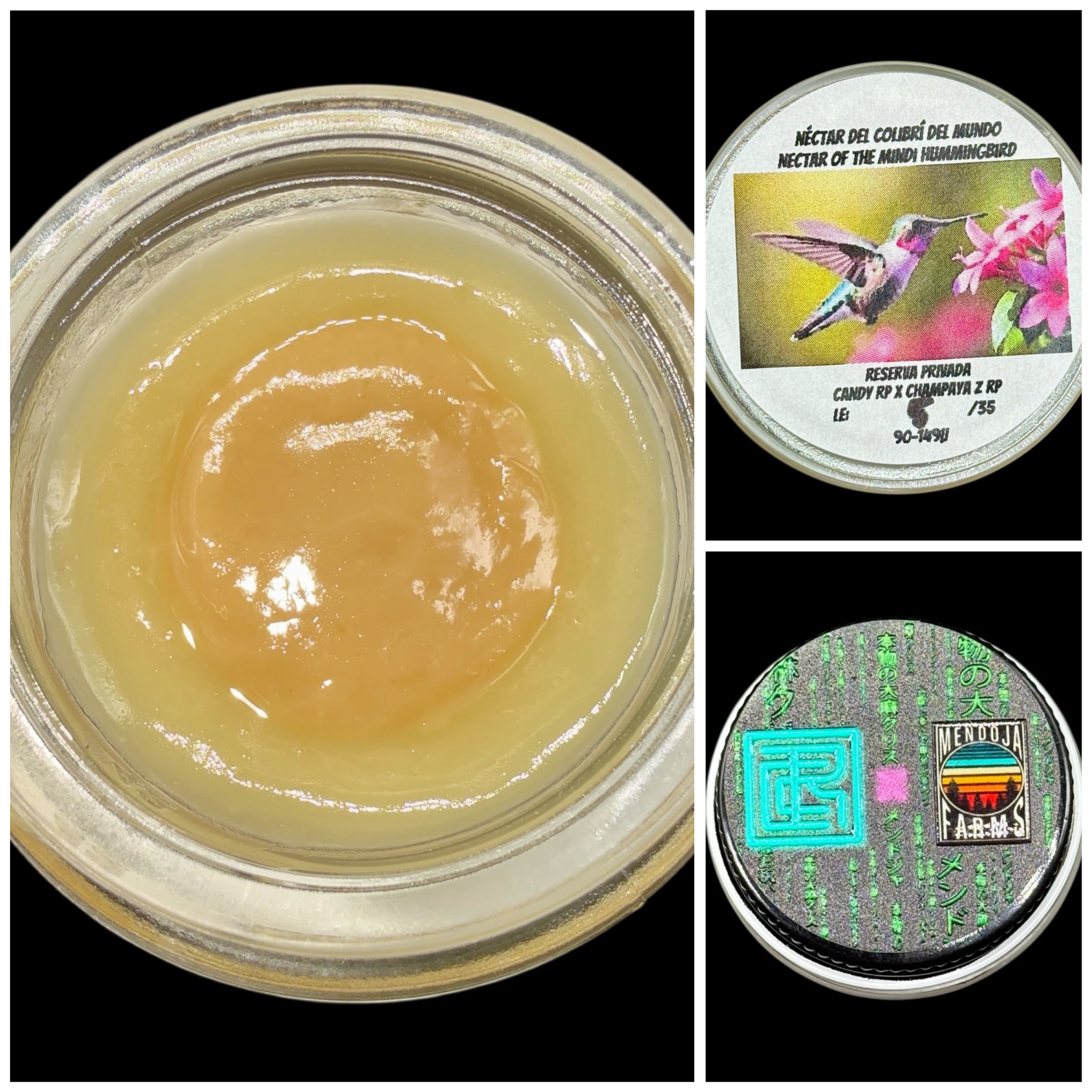 Nectar of the Mindi Hummingbird *RP* - 2g live rosin *thumbprint style* [Cannabis Chris x Mendoja Farms]