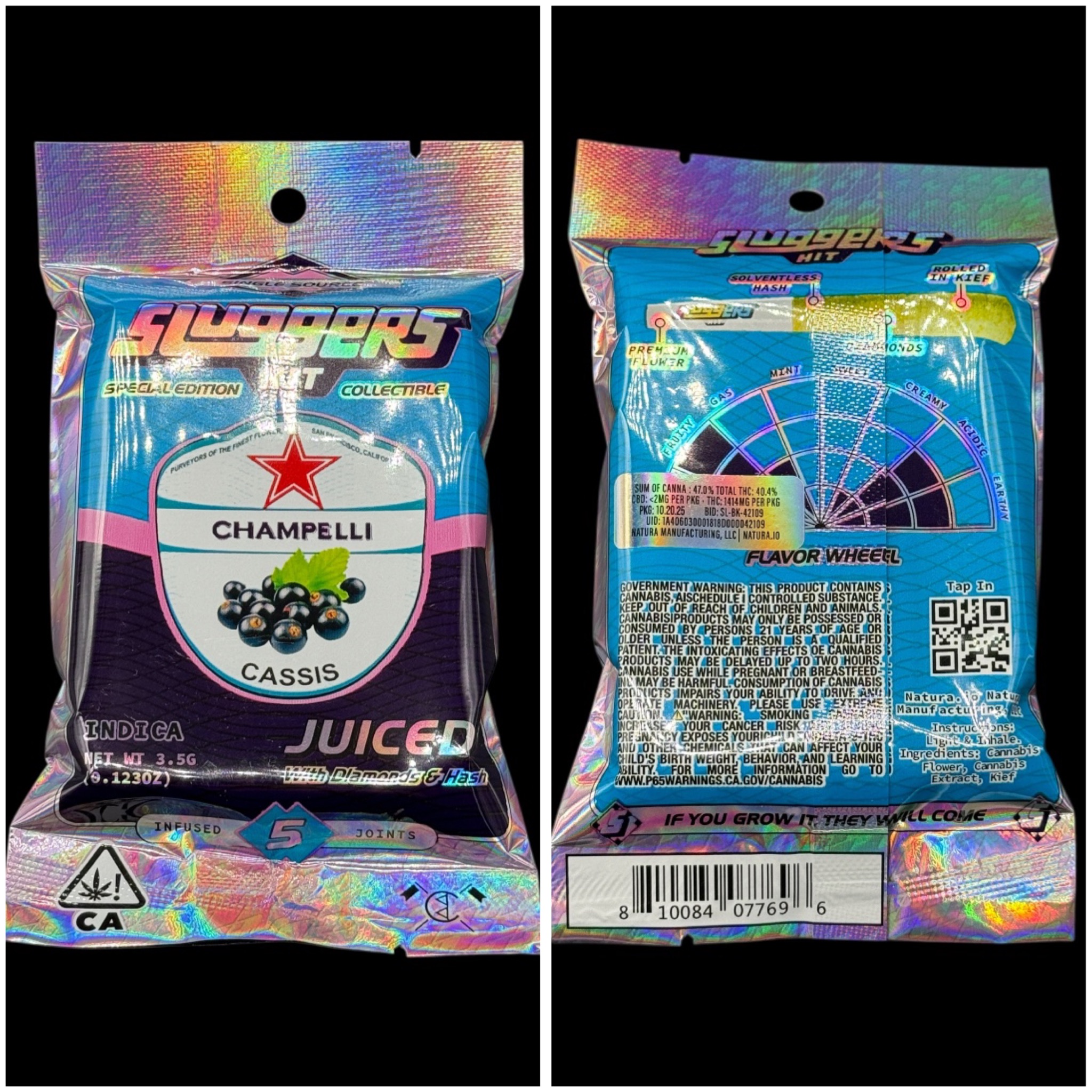 Champelli - 5 pack infused prerolls [Sluggers]