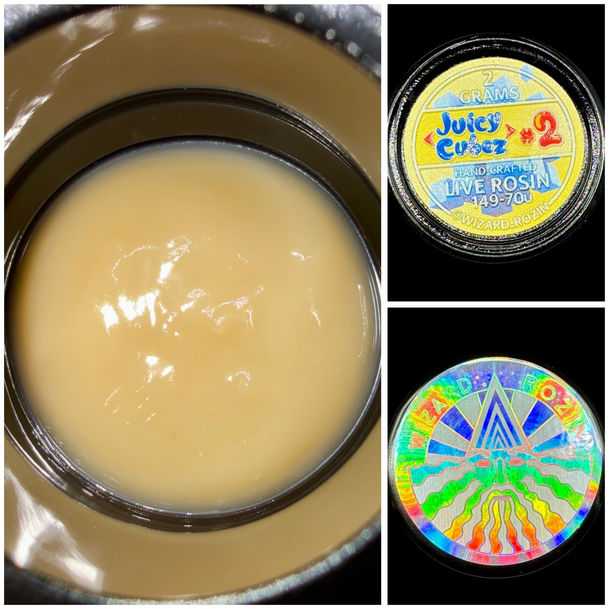 Juicy Cubez #2 - 2g live rosin [Wizard Rozin]