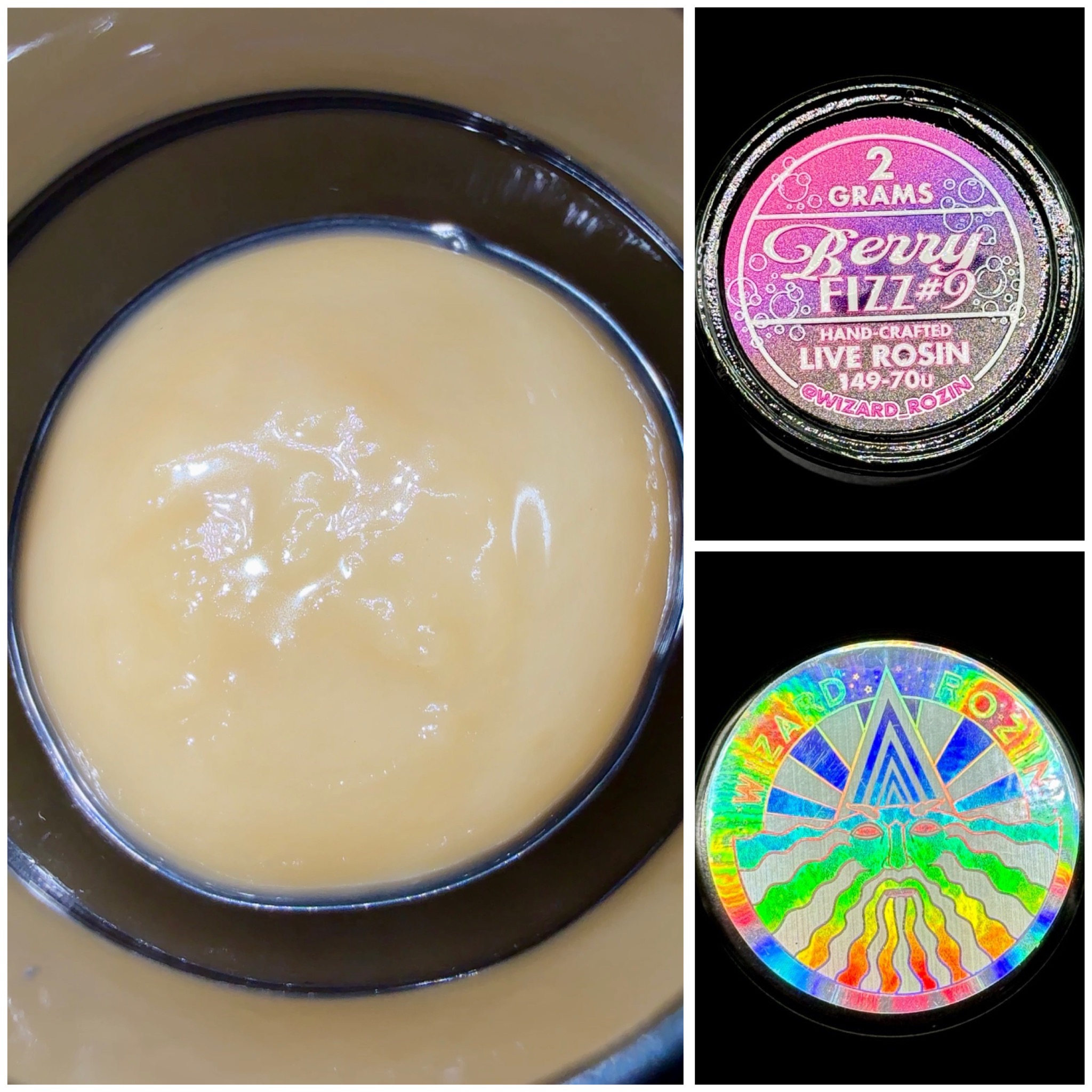 Berry Fizz #9 - 2g live rosin [Wizard Rozin]