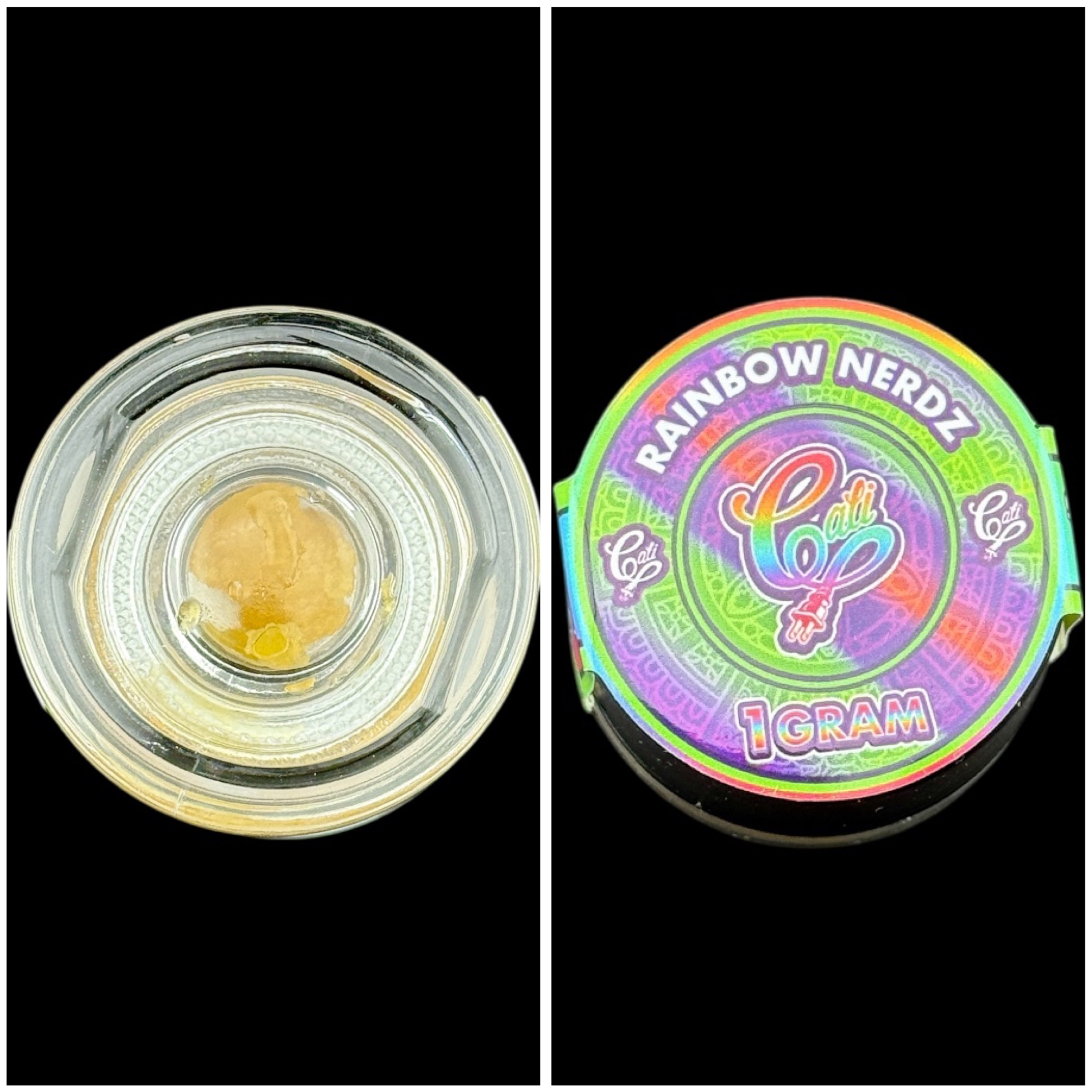 Rainbow Nerdz - 1g badder [Cali Plug]