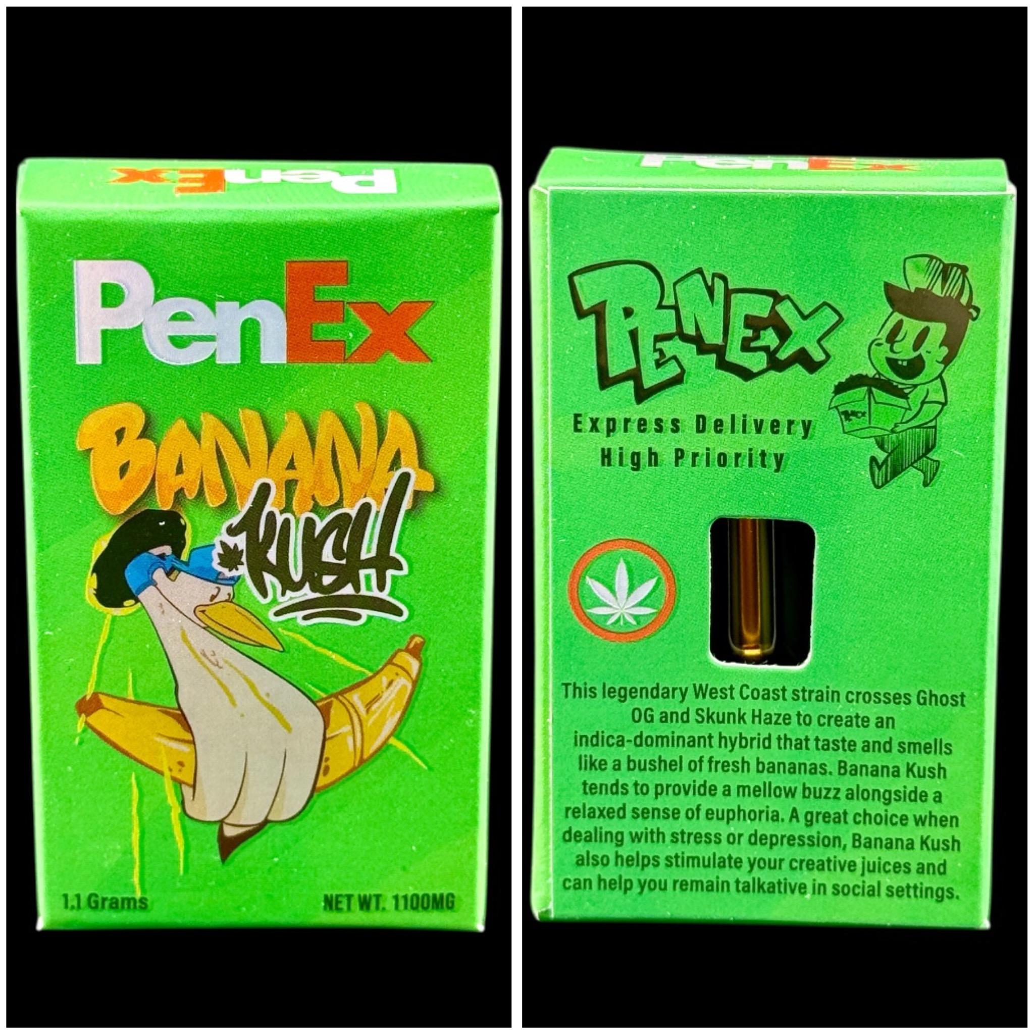 Banana Kush - 1g cart [PenEx]