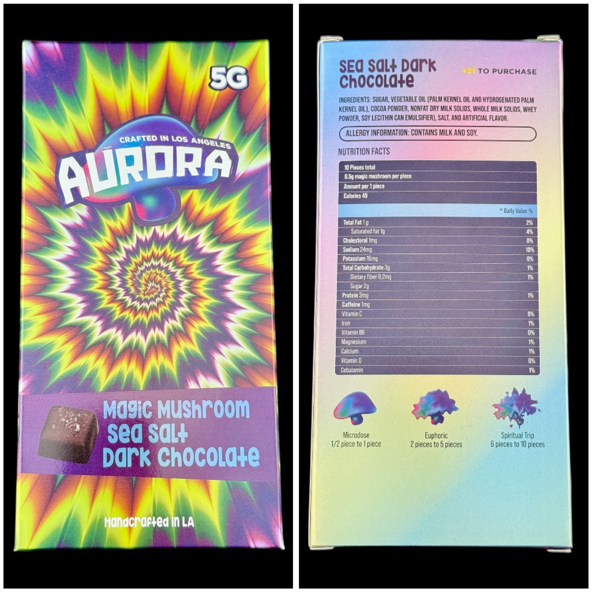 Magic Sea Salt Dark Chocolate - 5g [Aurora]