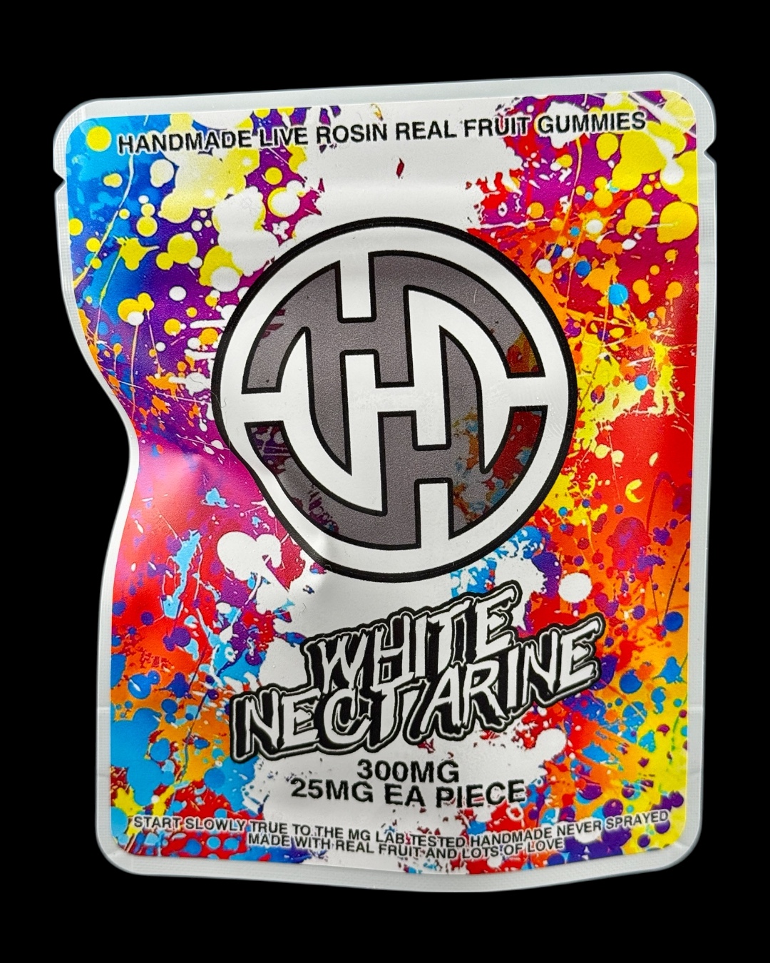 White Nectarine - 300mg rosin gummies [Hash Headz]